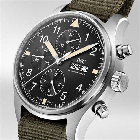 iwc watch chronograph|iwc pilots flieger chronograph automatic.